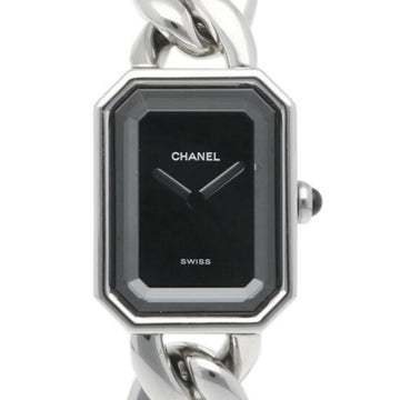 CHANEL Premiere L Watch Stainless Steel Quartz Ladies  Chain Bracelet