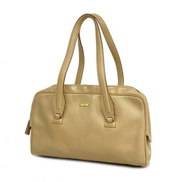 GUCCI shoulder bag 90674 leather beige ladies