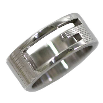 GUCCI G-Cut Ring Silver 032661 09840 8106 ec-20220 Size 9 Ag 925 SILVER  G Women's Retro