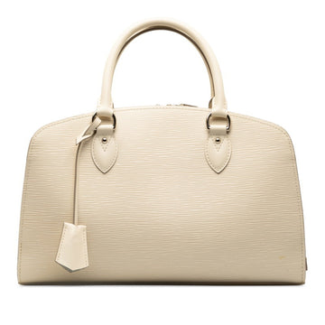 LOUIS VUITTON Epi Pont Neuf PM Handbag M5907J Ivory White Leather Women's