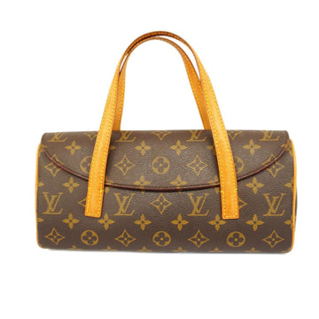 LOUIS VUITTON Handbag Monogram Sonatine M51902 Brown Ladies