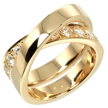 CARTIER Paris size 12.5 ring, K18 yellow gold, diamond, approx. 13.85g, I132124035