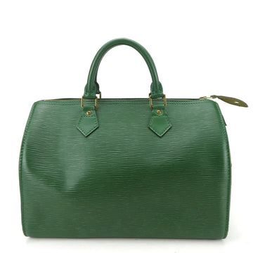 LOUIS VUITTON Handbag Speedy 30 M43004 Epi Leather Borneo Green Women's
