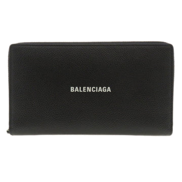 BALENCIAGA 655927 motif long wallet in calf leather for women