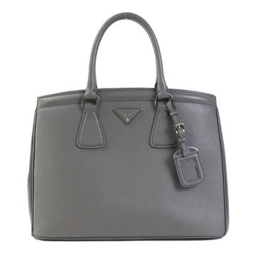PRADA handbag leather gray ladies BN2402