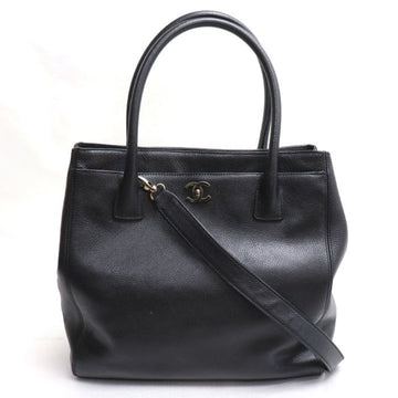 CHANEL 2Way Shoulder Bag Executive Line Black A15201 Women's