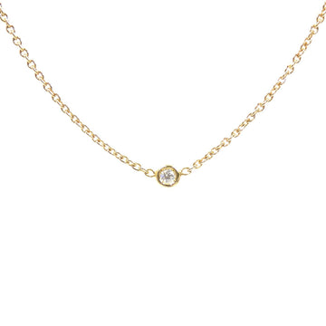 CHRISTIAN DIOR Dior Mimiwi Necklace Women's Diamond K18YG 2.7g 18K Yellow Gold 750 1 Piece