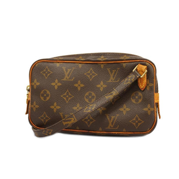 LOUIS VUITTON Shoulder Bag Monogram Pochette Marly Bandouliere M51828 Brown Women's
