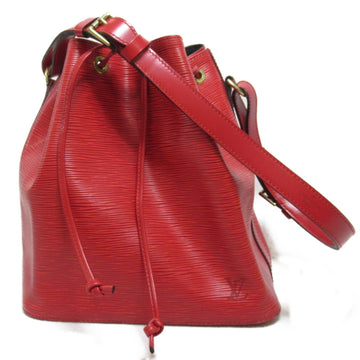 LOUIS VUITTON Petit Noe Shoulder Bag Red Castilian red Epi Calfskin [cowhide] M44107