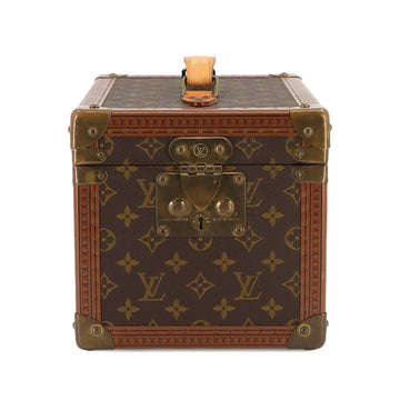 LOUIS VUITTON Monogram Boite Flacons Makeup Box Vanity Hand Bag Brown M21828