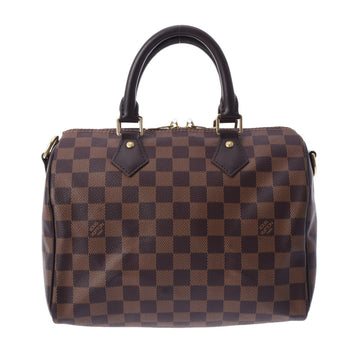 LOUIS VUITTON Damier Speedy Bandouliere 25 Brown N41368 Women's Canvas Handbag