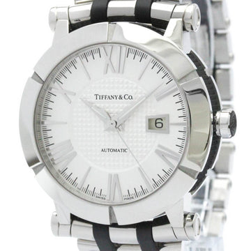 TIFFANYPolished  Atlas Steel Rubber Automatic Watch Z1000.70.12A10A00A BF571251