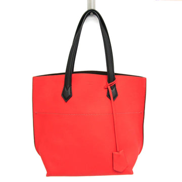FENDI All In Shopping Tote 8BH262 Women's Leather Tote Bag Black,Red