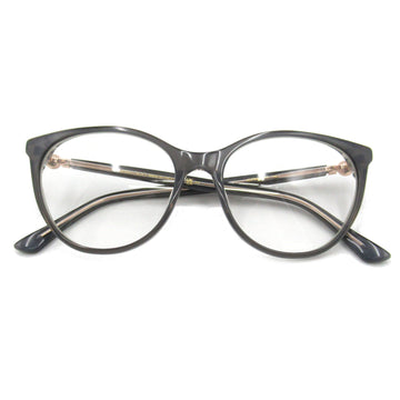JIMMY CHOO Date Glasses Glasses Frame Gray Plastic 378/G MF7[53]