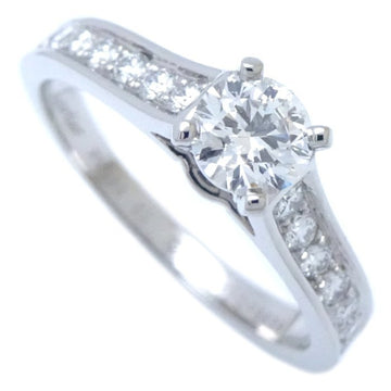 CARTIER 1895 Solitaire Ring Diamond 0.31ct G.VVS2 #50 Pt950 Platinum 291430