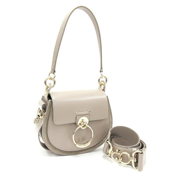 CHLOeChloe  Shoulder Bag Tess Small CHC22SS153G3123W Motty Gray Leather Round Women's