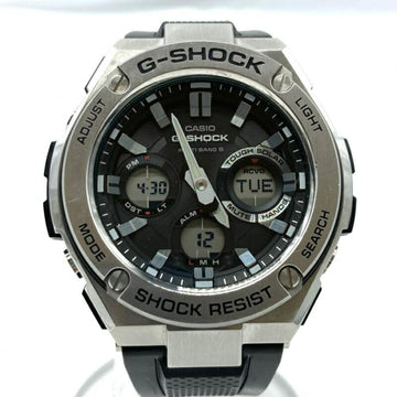 CASIO G-SHOCK Watch GST-W110-1AJF G-STEEL  G-Shock G-Steel Radio Solar Metal Silver x Black