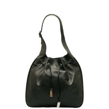 GUCCI shoulder bag 001 4030 black leather ladies
