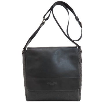 COACH F73340 Signature Shoulder Bag Leather Women's