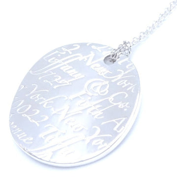 TIFFANY&Co.  Notes Round Necklace Silver 925 290980