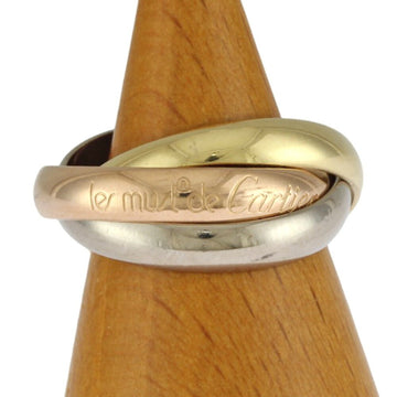 CARTIER Trinity Ring, Size 8.5, 18K Gold, Women's,