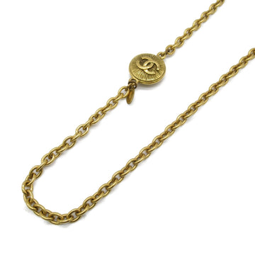 CHANEL Necklace Necklace Gold Gold Plated Gold