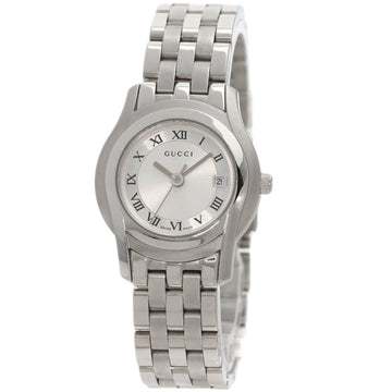 GUCCI 5500L Watch Stainless Steel/SS Ladies