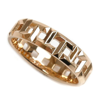 TIFFANY&Co.  K18PG Pink Gold T True Wide Ring 63064459 Size 20 5.8g Women's