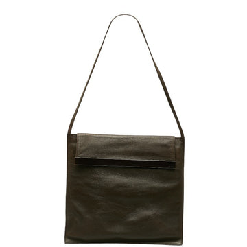 GUCCI Shoulder Bag 001 2113 Brown Leather Women's
