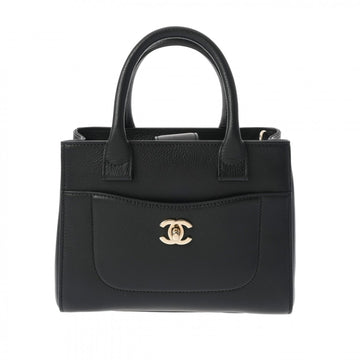 CHANEL Neo Executive Tote Black A69929 Women's Caviar Skin Handbag