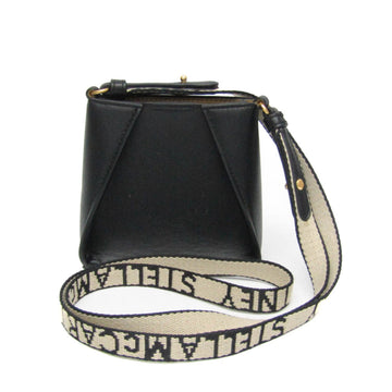 STELLA MCCARTNEY Mini Stella Logo 700159 W8542 Women's Polyester,Elastane Shoulder Bag Black