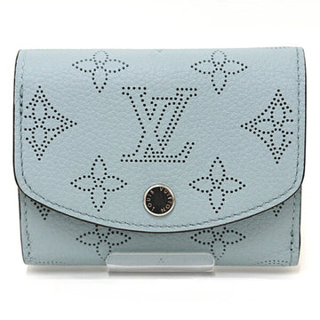 LOUIS VUITTON Portefeuille Iris XS Tri-fold Wallet Mahina Leather M69033 Light Blue