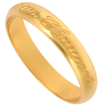 CHAUMET Signature Ring, Size 15.5, K18YG, Women's