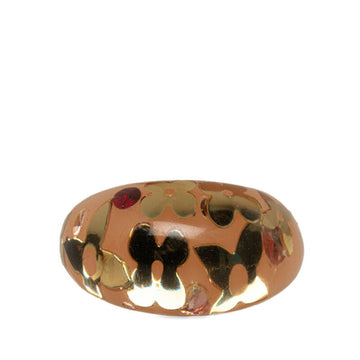 LOUIS VUITTON Berg Inclusion Ring M65311 Pink Gold Acrylic Resin Women's