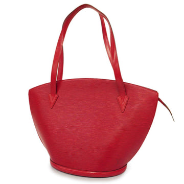 LOUIS VUITTON Shoulder Bag Epi Saint Jacques M52267 Castilian Red Women's