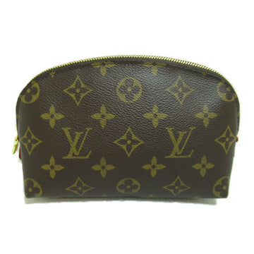 LOUIS VUITTON Pochette Cosmetic Cosmetic Pouch Brown Monogram PVC coated canvas M47515
