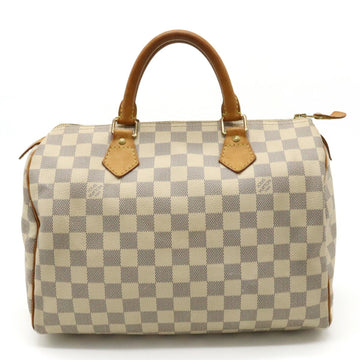 LOUIS VUITTON Damier Azur Speedy 30 Handbag Boston Bag N41533