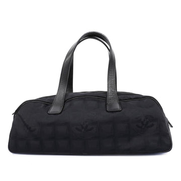 CHANEL handbag new travel nylon black ladies