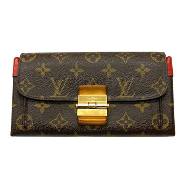 LOUIS VUITTON Portefeuille Elysee Monogram M60503 Aurore with Initials