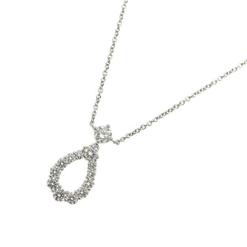 HARRY WINSTON HW Loop Diamond Necklace 41cm Pt Platinum Medium