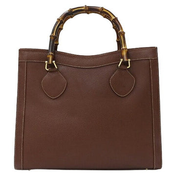 GUCCI Bag Women's Tote Handbag Bamboo Leather Brown 002 2615 0260