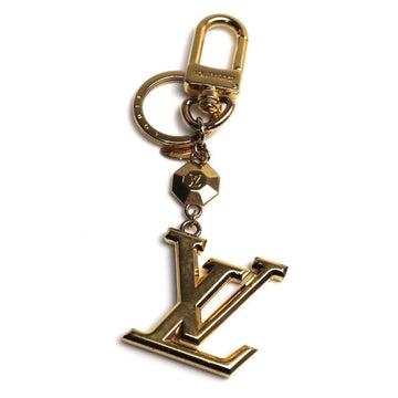 LOUIS VUITTON LV Facet Keychain Gold M65216 DI1210 Unisex