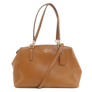 COACH F36637 Christy Carryall Handbag Leather Women's