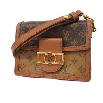 LOUIS VUITTON Shoulder Bag Monogram Reverse Dauphine MINI M45959 Brown Ladies