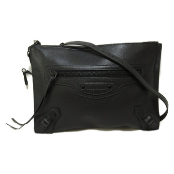 BALENCIAGA 2wayShoulder bag Black leather