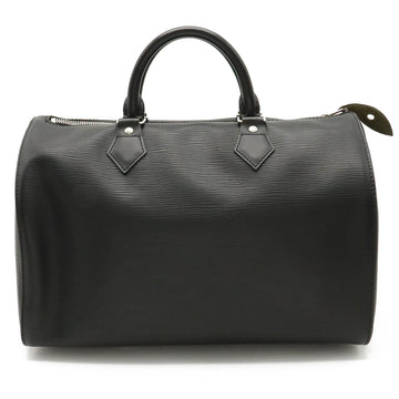 LOUIS VUITTON Epi Speedy 30 Handbag Boston Bag Soft Leather Noir Black M59222