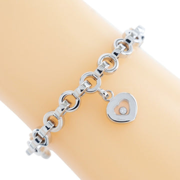 CHOPARD Happy Diamond Bracelet S85/3468 K18 White Gold x Approx. 26.5g Women's