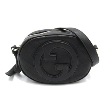 GUCCI [ Blondie] Mini Shoulder Bag Black leather 760175AACPY1000