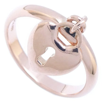 TIFFANY&Co.  Heart Lock Ring 750PG Pink Gold K18RG Rose 290916