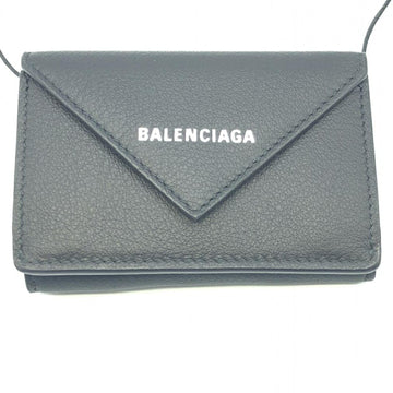 BALENCIAGA Paper Wallet Black 394116